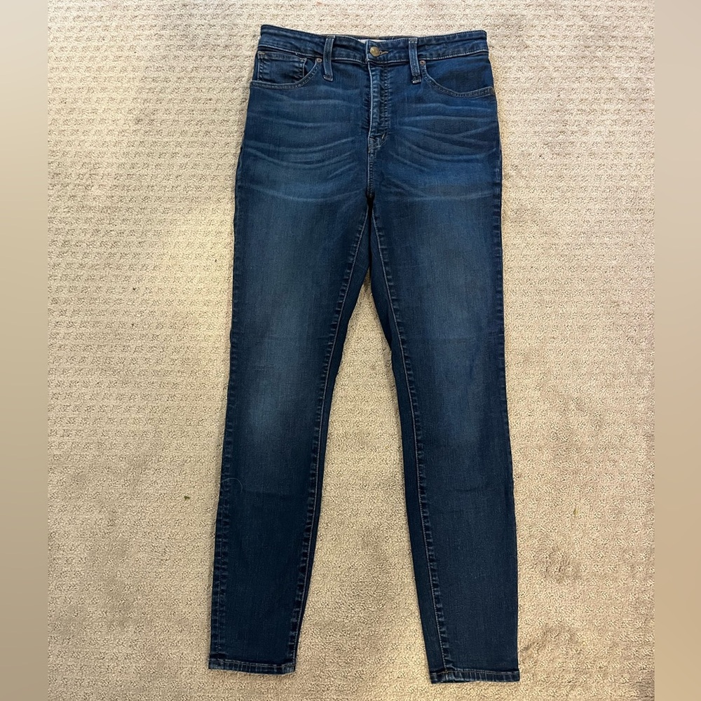 Madewell hi rise curvy skinny jeans size 28